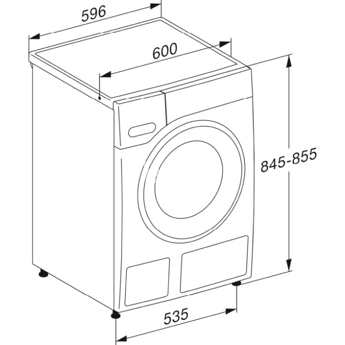 Salongi näidis! Pesumasin Miele WWD 120 WCS, eestlaetav, 8 kg, 1400 p/min, inverter