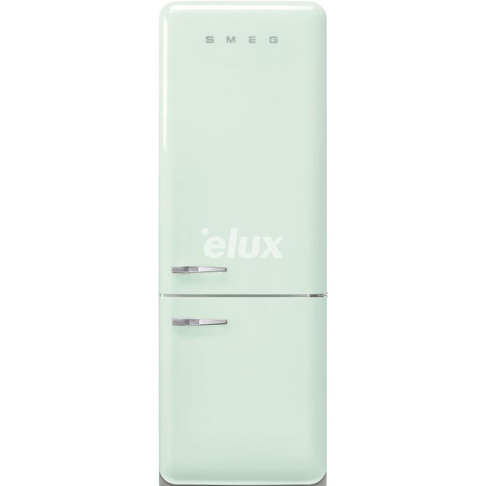 Külmik Smeg, 50-ndate stiil, 205 cm, 344/137 l, 37 dB, elektrooniline juhtimine, NoFrost, pastellroheline