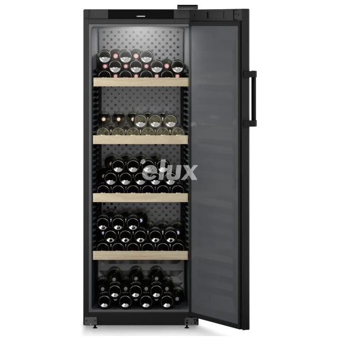 Veinikülmik Liebherr GrandCru, 168,4 cm, 196 pudelit, 38 dB, must