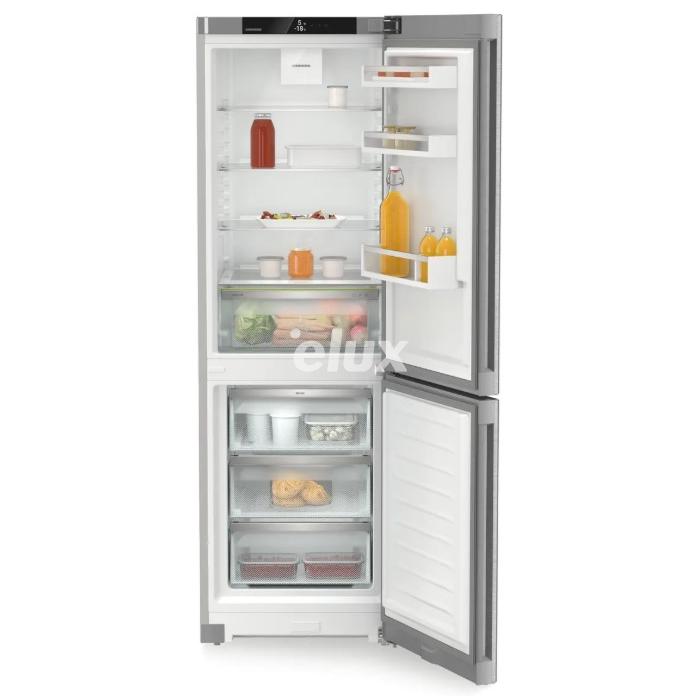 Külmik Liebherr, 185,5 cm, 227/103 l, 35 dB, puutetundlik, NoFrost, rv teras