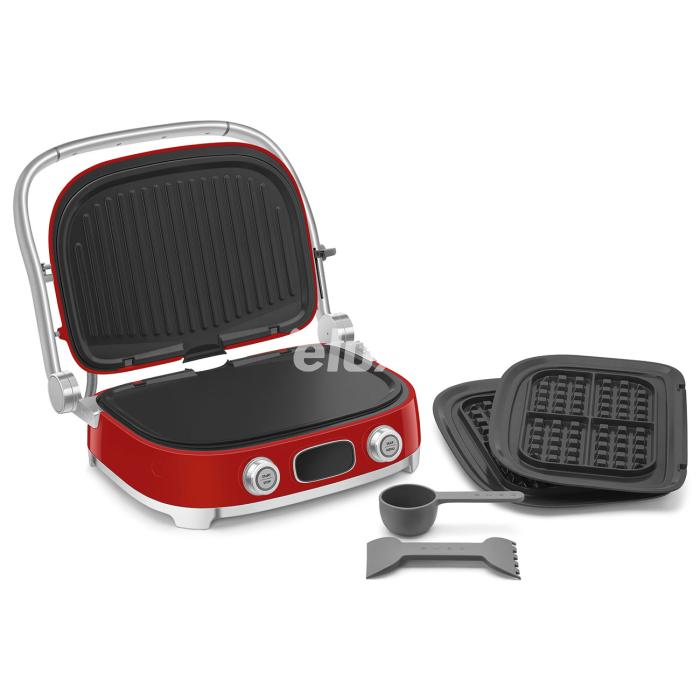 Lauagrill Smeg, 50`ndate stiil, punane
